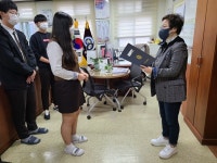 경북 두호고 학교운영위원회 장학금 전달식