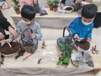 울산 신정초 병설유치원, 찾아오는 원예 수업 실시