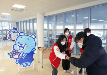 강원대 삼척총학생회, 정시 실기고사 수험생을 위한 격려 응원 펼쳐