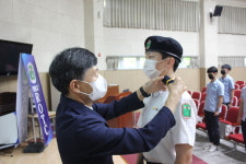 대구 경원고 주니어 ROTC 입단 및 승급식 실시