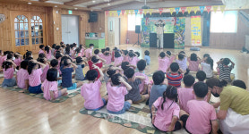 광산구어린이급식관리지원센터, 어린이 식생활 교육 인형극 진행