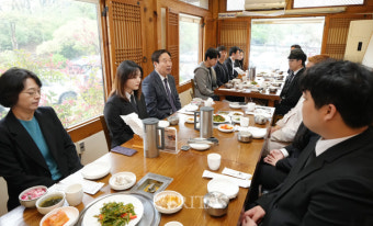 남천현 우석대 총장 학생회 초청 오찬 간담회 진행