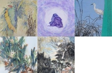 목원대 한국화전공 2023 한/중 현대채묵화대전 진행