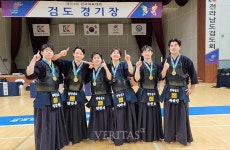 목포대 검도부 제104회 전국체육대회 38년만에 대학부 금메달 수상
