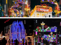 부산에서 백두까지 광복로 겨울빛 트리축제, 동서대 지산학 상생 프로젝트로 열매 맺다