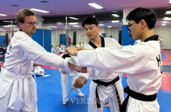 호남대 태권도경호학과 '외국인 관광객 태권도 체험' 진행