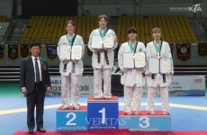 세종대 체육학과 태권도부 제54회 협회장기 전국단체대항겨루기대회 여자대학부 종합 3위 수상