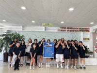 제주 대정여고 누가누가 오래부나 폐활량 게임 행사 진행