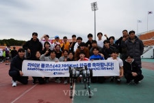 KAIST 라이보2 세계 최초 마라톤 풀코스 완주 성공 