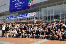 [포토] 대영고 3학년 대학진학경북박람회 참가
