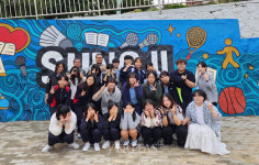 경남대, 성지여자중학교서 벽화 그리기 프로그램 운영