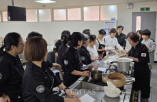 대구공업대 호텔외식조리계열 떡제조기능사 특강 진행