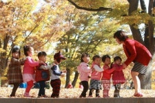 전주 경기전의 만추