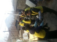 재전순창군향우회 고향 불우이웃에 연탄 8천장 전달