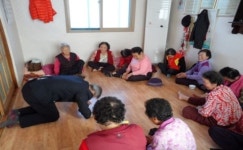 부안경찰서 격포파출소, 마을경노당 순회 신년인사