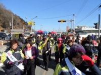 군산소방서 대야119안전센터 화재예방 캠폐인