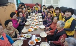 전주시 삼천3동 해바라기봉사단 영양찰밥 나눔 행사