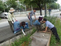 삼천3동 자원봉사단, 취약지역 환경정화활동