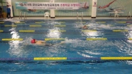 군산교육장배 초등학교 수영대회 성료
