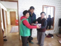 전주 삼천2동 새마을부녀회, 경로당 팥죽대접