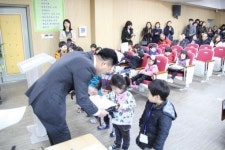군산 당북초, 이색적인 입학식 개최