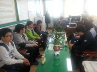 김제 청하중학교 면사무소견학 현장교육