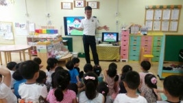 익산경찰서, 어린이집 방문 교통안전교육 실시