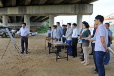 전주 덕진구 동산육교 공사현장 시찰