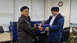 전주 송천2동 예은교회 케이크 전달