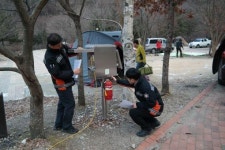 무진장소방서, 캠핑장 가스사고 예방 캠페인