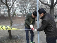 전주시 효자3동 불법 광고물 정비