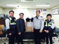 부안 서림자율방범위원회, 지구대에 오토바이 안전모 기증