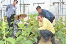 황숙주 순창군수, 영농현장 릴레이 방문