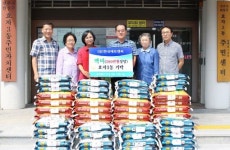(유)한국에프엔씨, 전주 효자3동에 쌀 기증