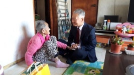 군산시 나운3동, 최고령 장수 어르신 방문