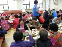 전주 진북동 바르게살기운동협의회, 효도마사지 및 찰밥 나눔봉사