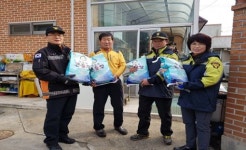 군산 대야119안전센터 불우이웃돕기 쌀 전달
