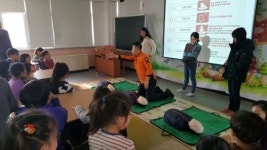 김제소방서, 초등생 안전한 겨울나기 돌봄교실 프로젝트 추진