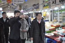 이선재 전북소방본부장 부안상설시장 현장점검