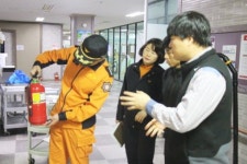 김일선 정읍소방서장 정다운요양병원 현장지도 방문