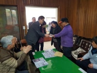 남원시 덕과면 주민들 화재로 삶터 잃은 주민에 성금