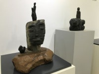 강돌로 만든 조각품! 구경하러 오세요!