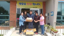 임실군 청웅면 공작소 봉사단, 사랑요양원에 비누 전달