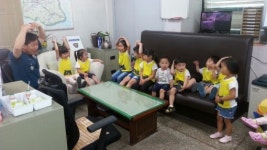 정읍 산외파출소 원광어린이집 원생초청 교통안전교육