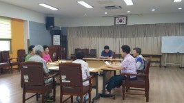 정읍 장명동주민센터 노인 일자리 사업 참여자 간담회