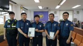 완산경찰서 화산지구대1팀 올해 베스트순찰팀 2관왕