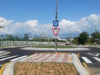 완주 지방자치인재개발원 인근 회전교차로 개통