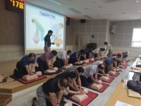 부안읍사무소 을지훈련과 연계한 심폐소생술 교육