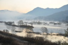 용담호 단풍 절정, 호반도로 드라이브 코스 인기