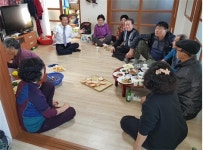고창 무장면 새해맞이 경로당 순회방문